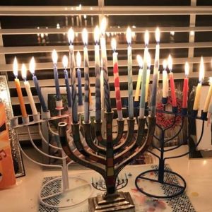 Hanukkah lights Plano TX