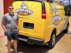 Dryer vent wizard van